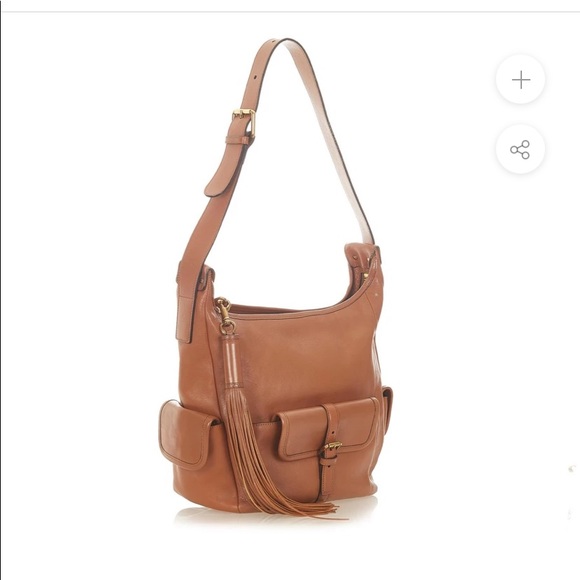 CHLOE LEATHER shoulder bag SHG-20181 - Picture 2 of 16